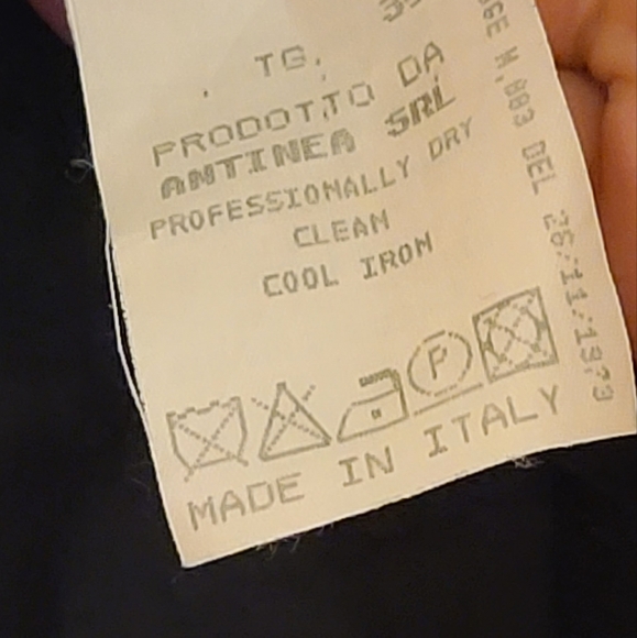 Vintage Emporio Armani black button-down - Picture 7 of 8